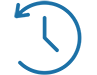 Clock showing high availability cloud servers